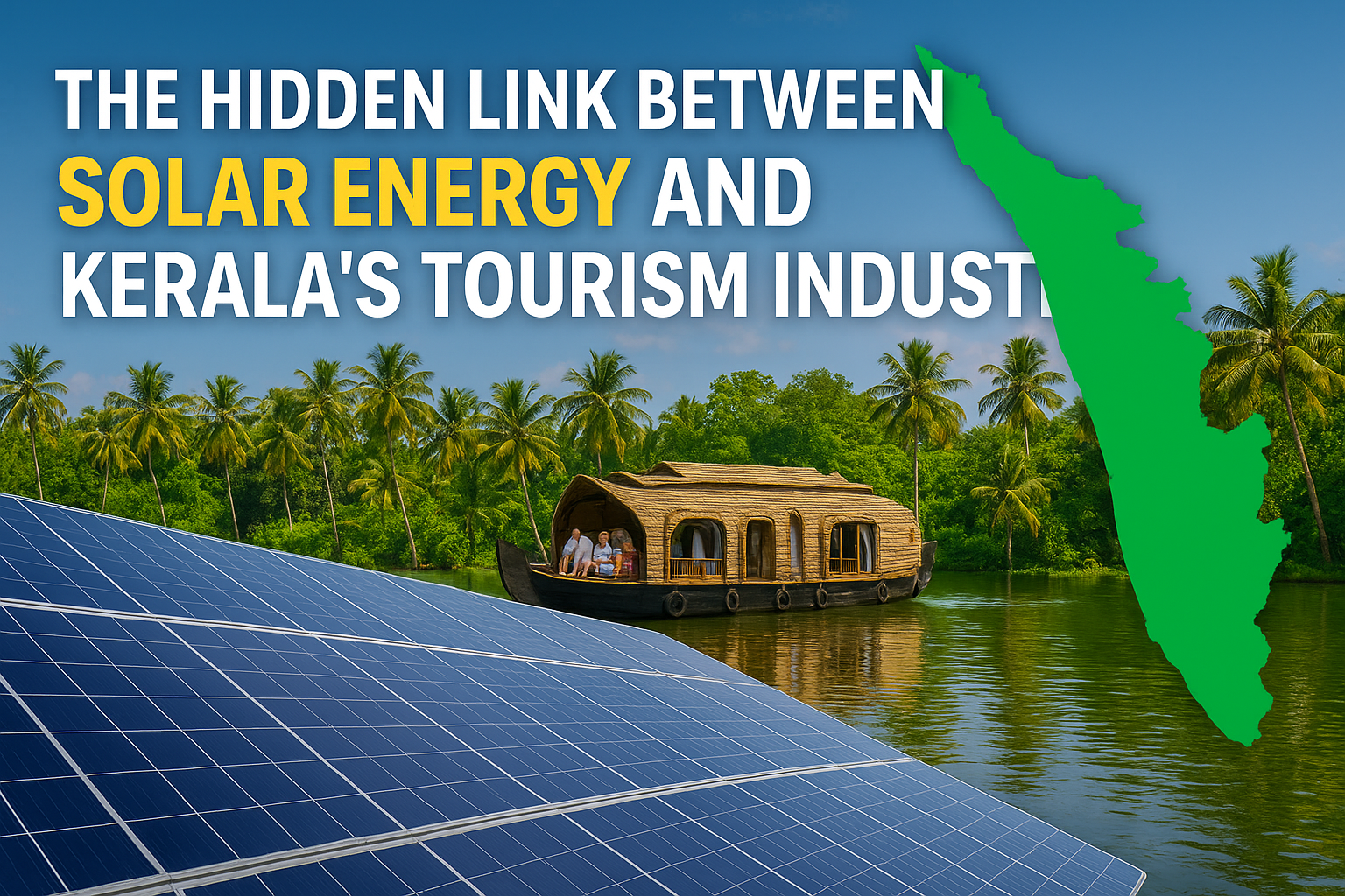 The Hidden Link Between Solar Energy and Kerala’s Tourism Industry!!