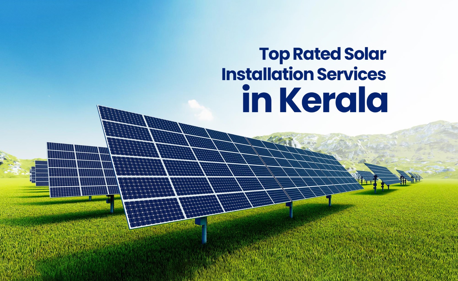 Top Rated Solar Installation Services in Kerala 